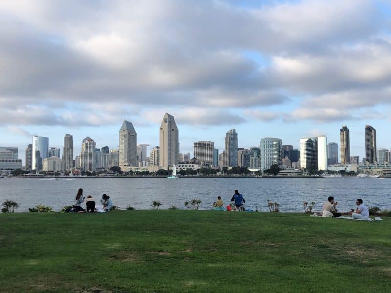 The-downtown-San-Diego-Skyline-Seen-From-Coronado