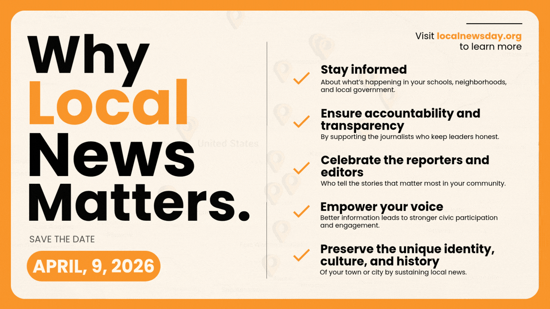 "Local News Day" Recognized By 1,300 Newsrooms Across The Country Local ...
